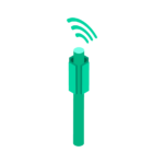 Strongest cellular connectivity network icon