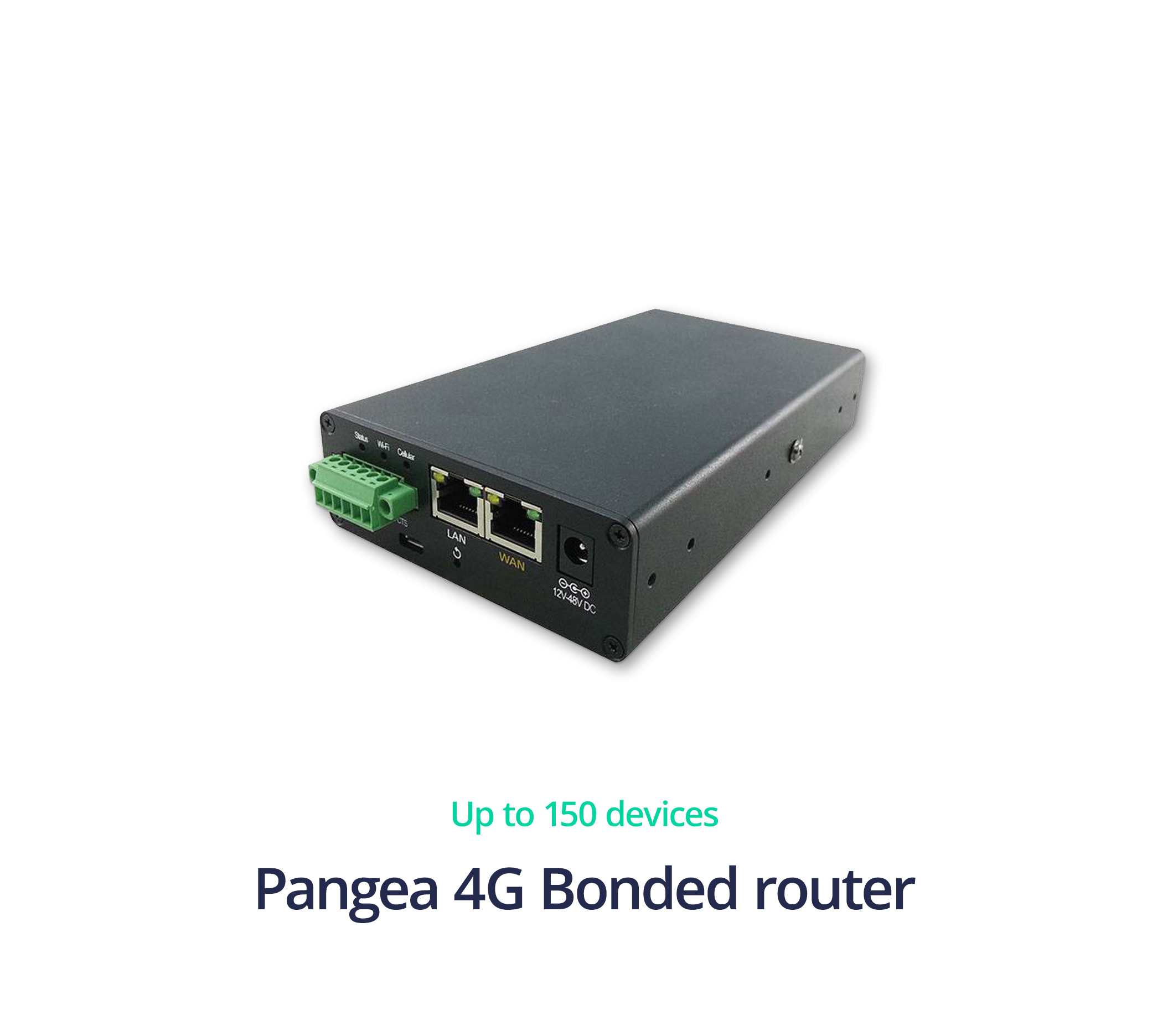Pangea 4G Enterprise router - Pangea 4G Bonded link