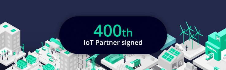 Pangea IoT News - 400th IoT Partner banner